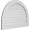 Ekena Millwork Round Top Surface Mount PVC Gable Vent: Functional, w/ 3-1/2"W x 1"P Standard Frame, 40"W x 28"H GVPRT40X2801SF - alternate 2